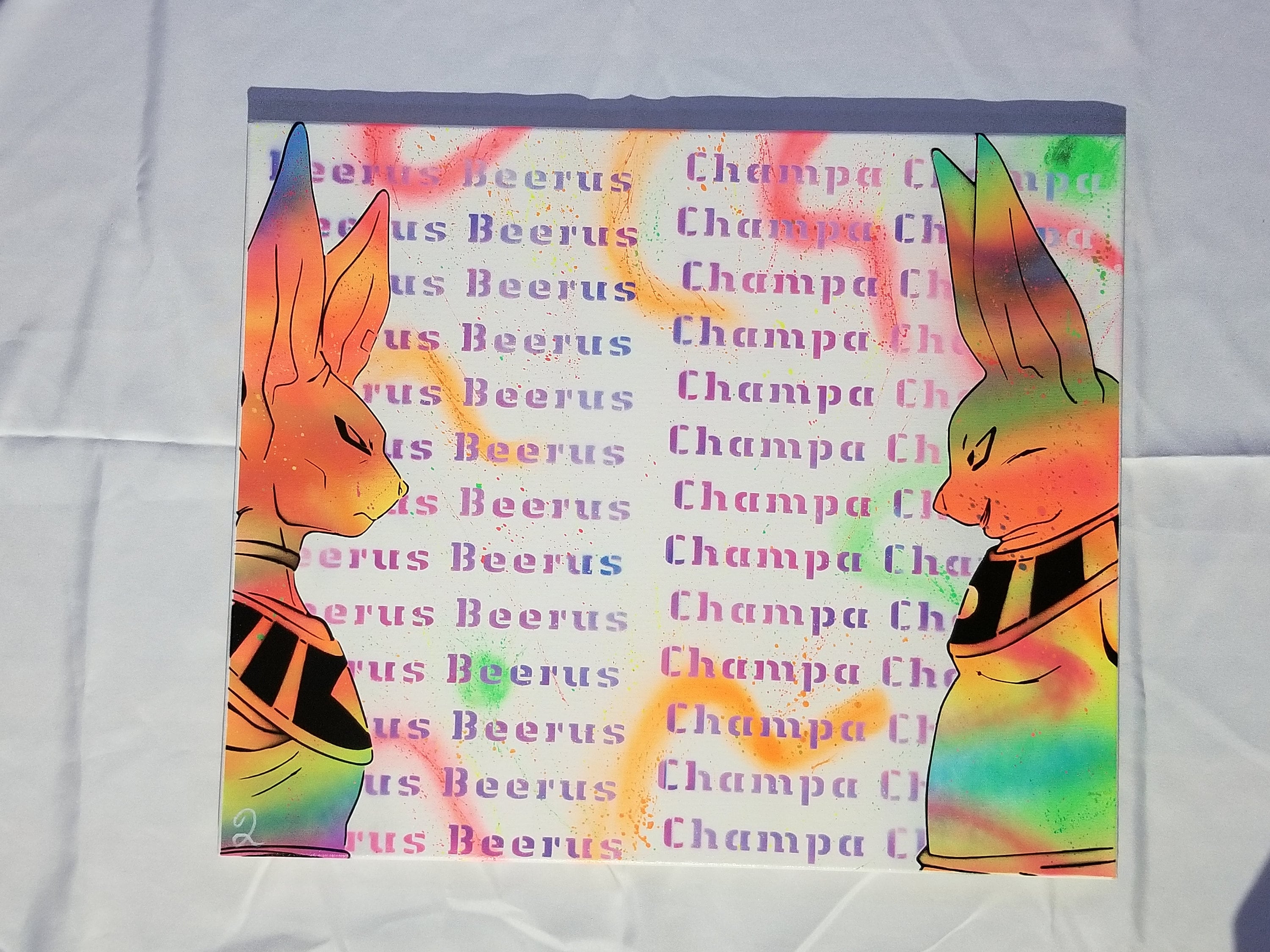 Lucent Beerus X Champa Art Etsy