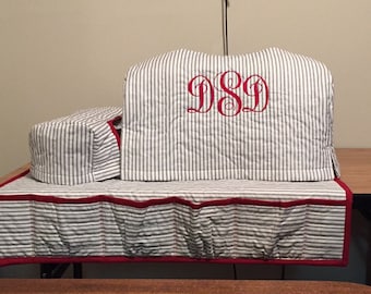 Singer Models XL400, XL420, XL550, XL580, Quartet, FQ4 and the SEQS6000, SEQS6700, Cover Pdf Pattern, instruct for sewing mat.