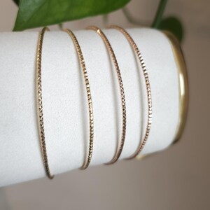 Permanent Bangles Original Permanent Jewelry Bangle, Sterling Silver or Gold Filled ...