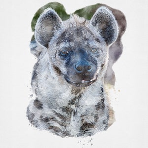 Hyena Watercolor Printable Art, hyena Watercolor Safari Art, hyena Watercolor Art hyena Watercolor Art, Printable hyena Decor hyena Painting