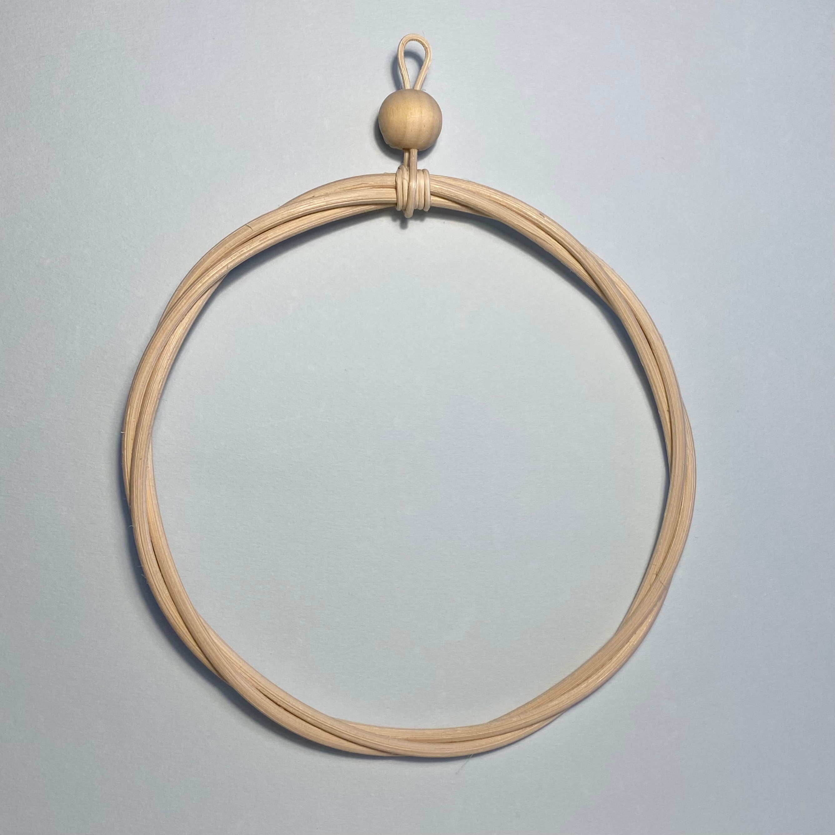 Couronne en Rotin | 20cm/7.9In - Couronne Suspendue Diy