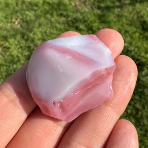 Andara crystal reiki activated to Mercury energy, Mind, Communication, pink with white quartz inclusions
