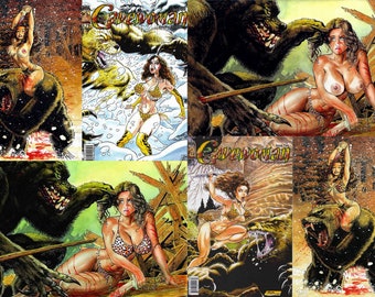 Bandes dessinées Cavewoman: Feeding Grounds # 1,2 avec éditions spéciales. Choisissez VOTRE couverture ! NM+ (2012)