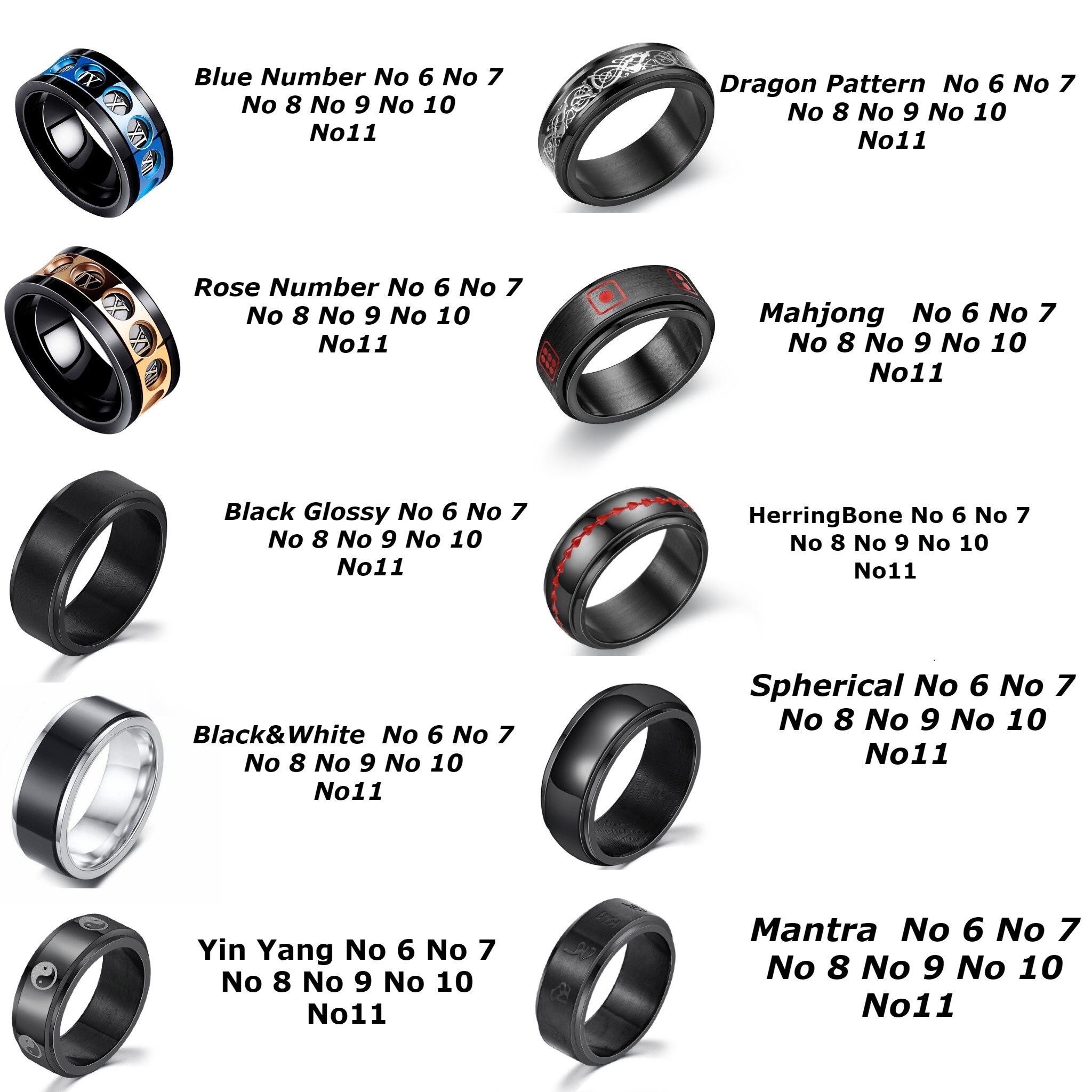 Fidget Ring Fidget Ring Women Fidget Ring Men Fidget Ring Etsy