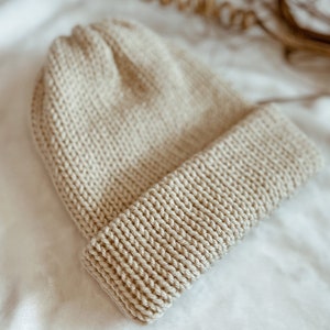 Knitted Beanies | Double Thick | Adult beanies | Kids Winter Hats | Slouchy Beanie | Handmade Gifts | Baby Beanies | Men&#39;s Hats