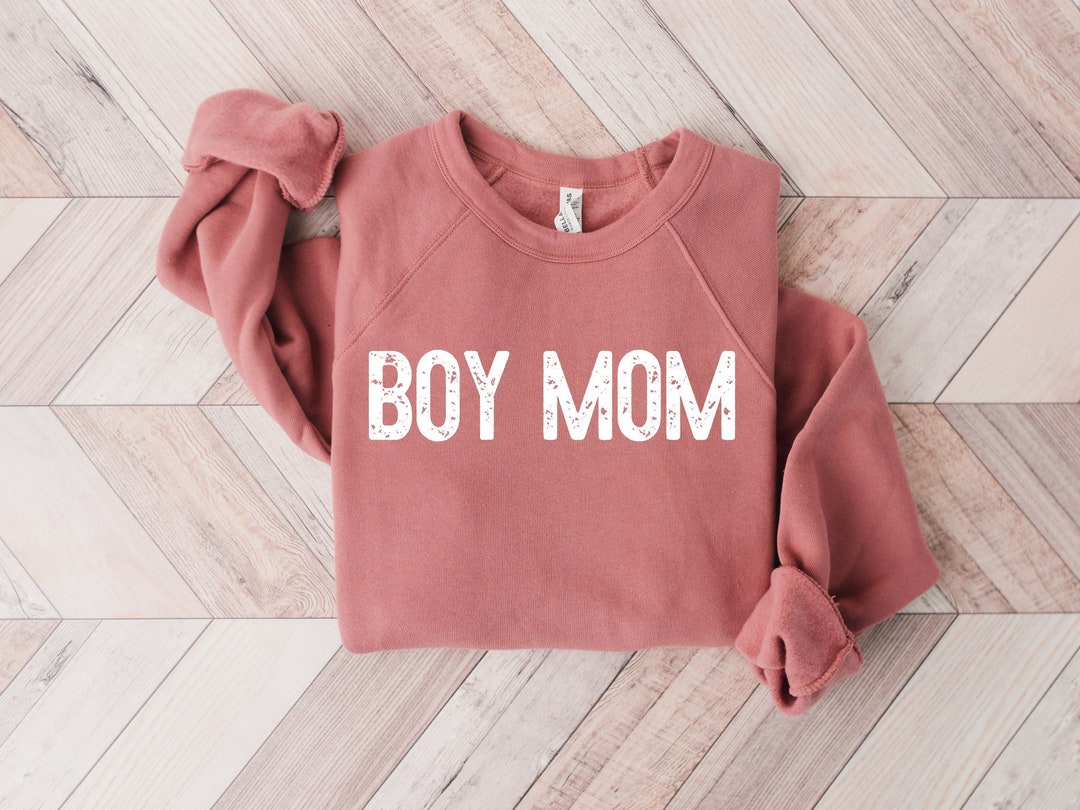 Boy Mom Crewneck Sweatshirt Boy Mama Tshirts Gifts for Etsy