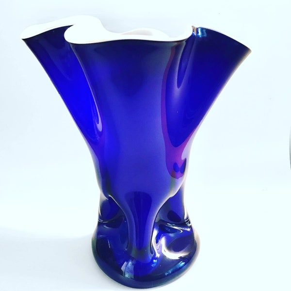 Krosno Glass Vase Etsy UK