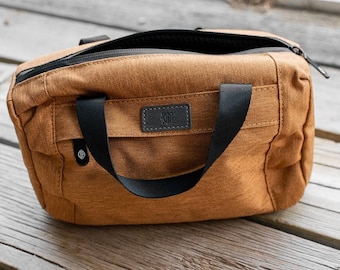 Smell Proof Travel Bag: Activated Carbon Lined Toiletry Cosmetic Bag