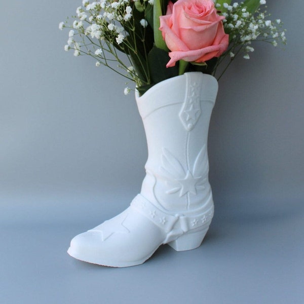 Cowboy Boot Vase for Blooming Bouquets - Flower Vase - Flower Pot Home Decoration