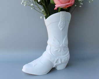 Cowboy Boot Vase for Blooming Bouquets - Flower Vase - Flower Pot Home Decoration