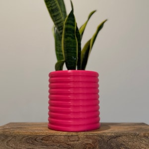Bubble Planter Pot: 3D Printed Indoor Plant Stand with Drip Tray