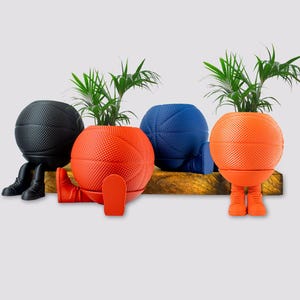 All Star Planter Pot - Basketball Planter Pot 3D Printed With Drainage Tray - Urban Plant Pot - Streetwear planter - Gift for sneaker lovers