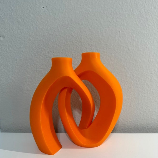 3D Printed Vase Modern Vase for Flowers, Nordic Vase Decor, Aesthetic Vase, Aesthetic Desk Decor, Minimalist Vase