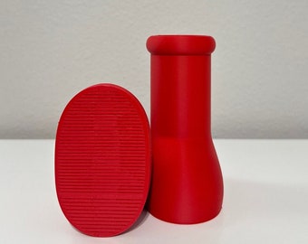 Pair of Big Red Boots - Pen and Pencil Cup Holder - Home decor - Cartoon Boots - 3D Printed