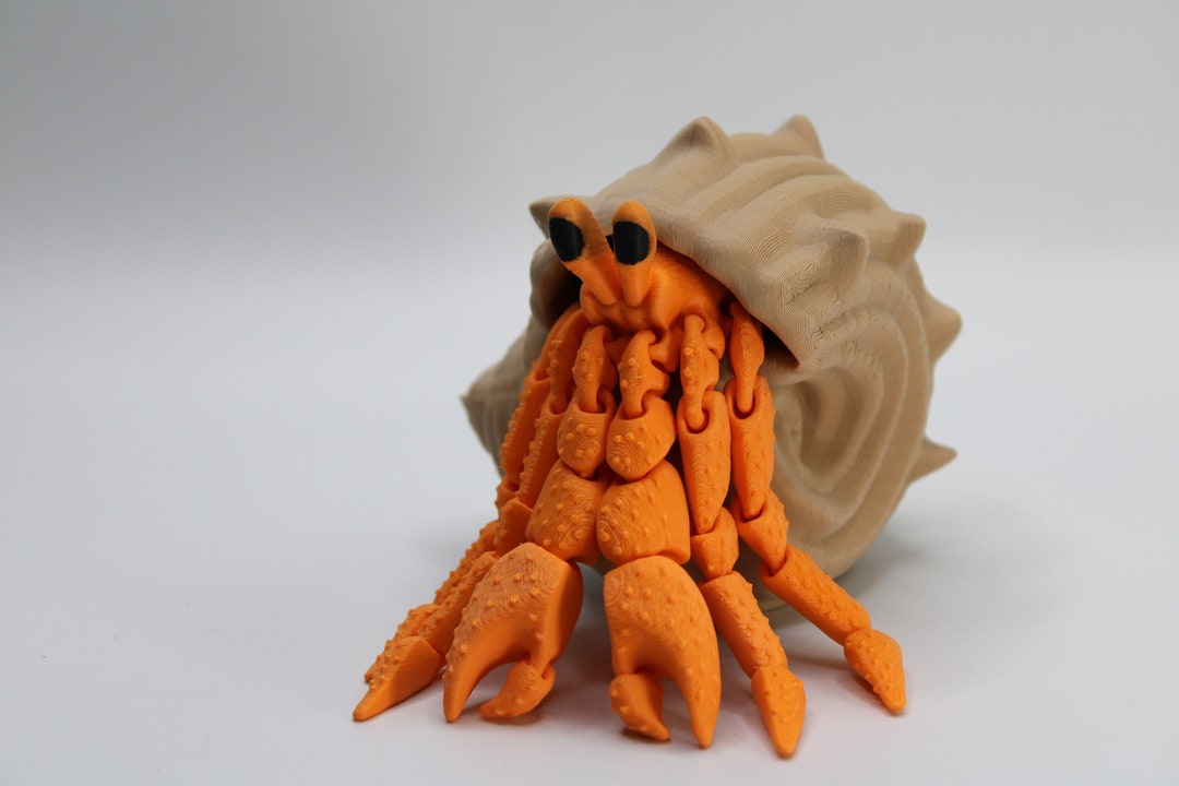 Hermit Crab Flexible 3D Print, Home Decore With Our Flexible and ...