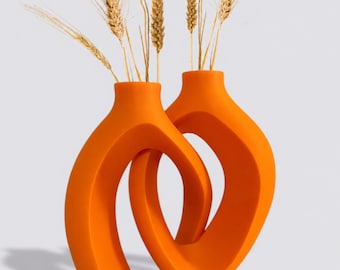 3D Printed Vase Modern Vase for Flowers, Nordic Vase Decor, Aesthetic Vase, Aesthetic Desk Decor, Minimalist Vase