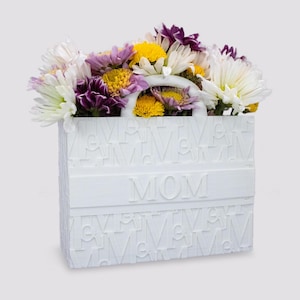 Mom Tote Bag Flower Vase: 3D Printed Home Decor