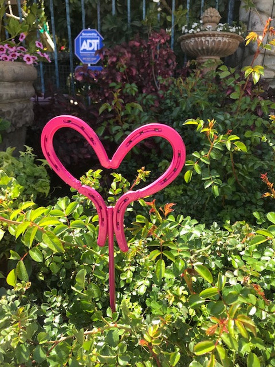 Garden Art Horseshoe Art Etsy
