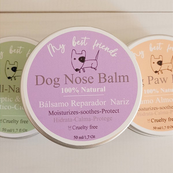 Dog Nose Balm/ Organic Balm/Moisturizer for dry, cracked or irritated noses