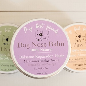 Dog Nose Balm/ Organic Balm/Moisturizer for dry, cracked or irritated noses