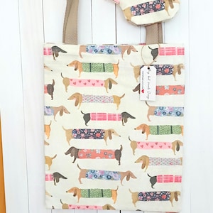 Geschenkset Tragetasche mit Geldbörse/Digitaler Hundedruck/Tierliebhaber/Mehrzweck/Tierliebhaber-Taschenkollektion