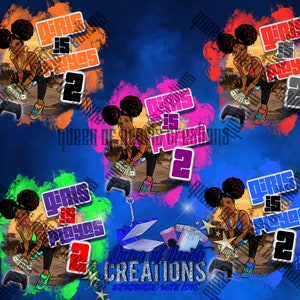 Beautiful Afro Woman Holding Money  5 PNG files  Sublimation -Girls Is Playas 2