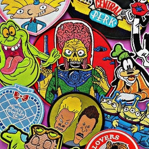 Nostalgic Iron on patches , 80s and 90s patches , iron on patch
