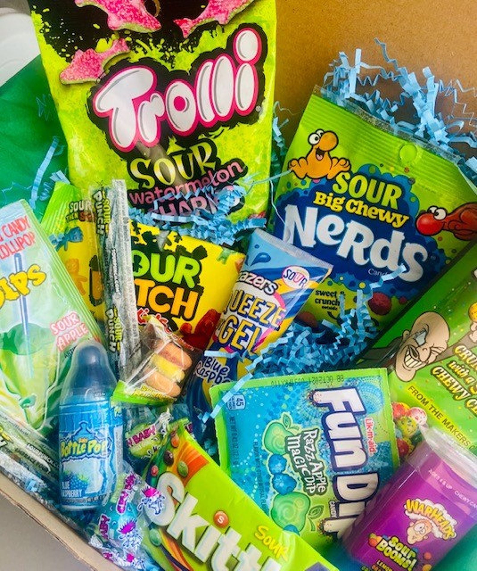 SOUR punch box candy box sour candy gift Birthday boxes Etsy