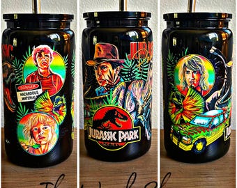 Dinosaur 16 oz Acrylic Cup, Plastic cup, Ready to ship, Libby Cup, 90s cup, 90s Iced Coffee cup, Kids cups, non breakable