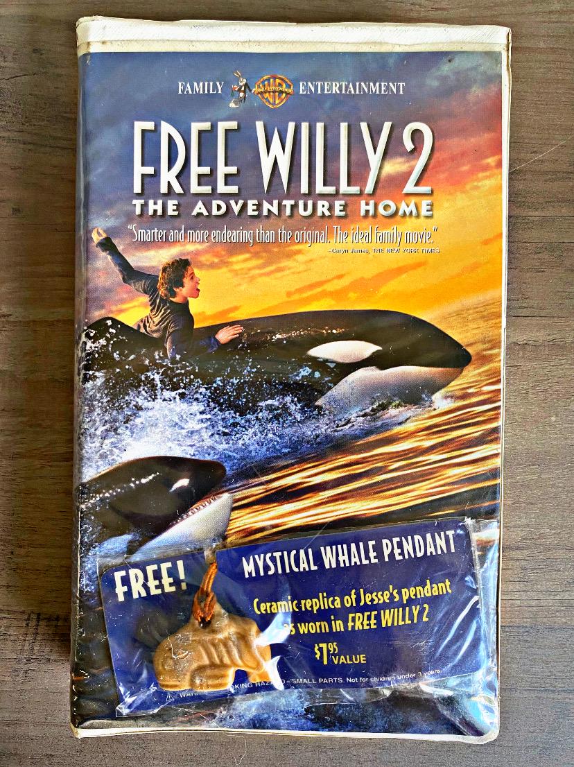 フリー・ウィリー2　新しい仲間　VHS　吹替版 Free Willy 2 Vhs - Etsy