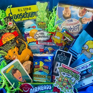 Totally 90s boy Box , 90s kids, Nostalgia box, Retro gift, Birthday gifts