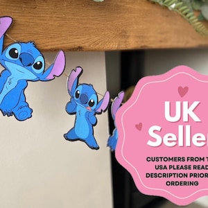Disney inspired Stitch Banner.