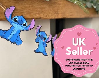 Disney inspired Stitch Banner.