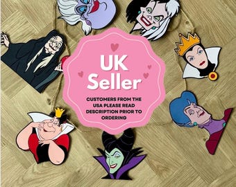 Disney inspired Villains Banner