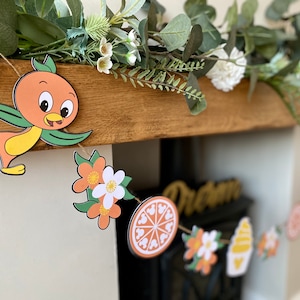 Disney inspired Epcot Orange Bird Banner