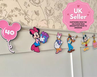 Mickey & Pals Birthday Banner