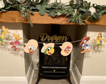 Disney inspired The Three Caballeros Banner