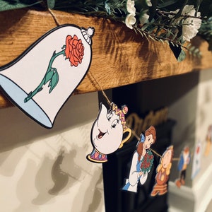 Disney inspired Beauty and the Beast Banner