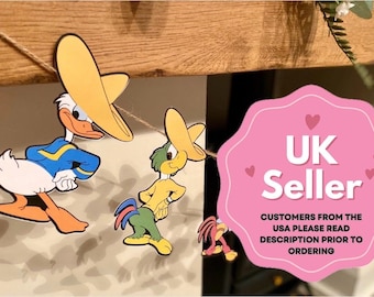 Disney inspired The Three Caballeros Banner