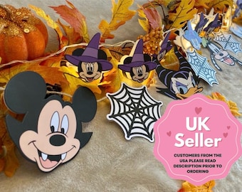Disney inspired Mickey & Friends Halloween Banner