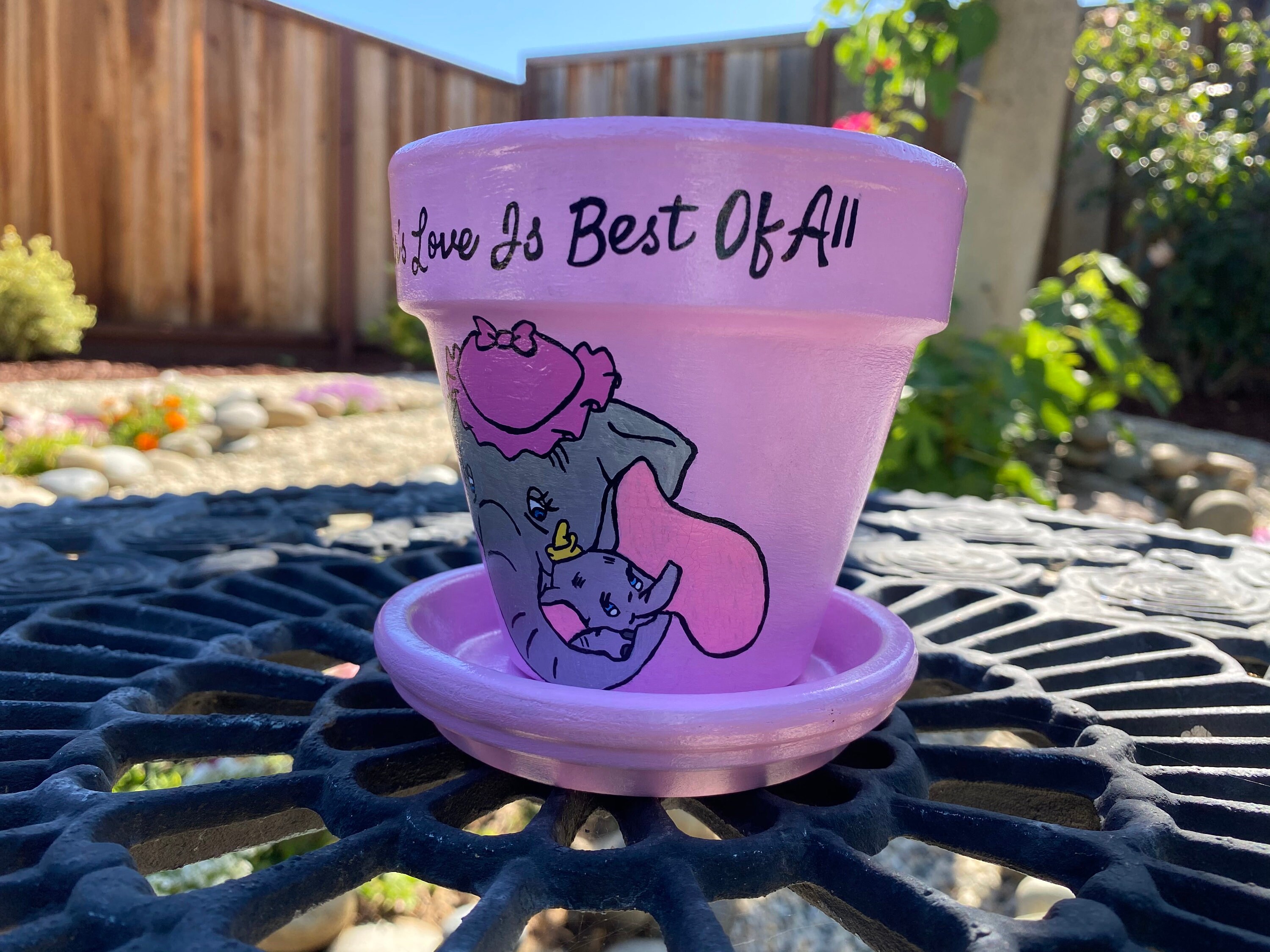 Handbemalte 4 Disney Themen Dumbo und seine Mama | Etsy