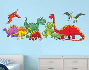 Dinosaurus muurstickers verwijderbare T-Rex Jurassic dinosaurussen muurtattoo stickers voor kinderkamer kinderkamer jongens grote muur kunst vinyl sticker