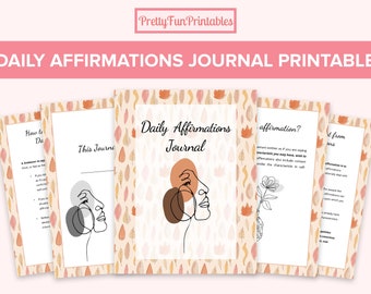 Daily Affirmations Journal Printable Download