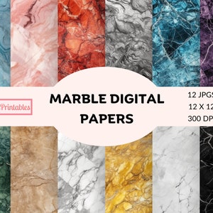 Marmor digitales Papier, Marmor Scrapbook Papier, Marmor Clipart, Marmor digital, Marmor Hintergründe, Marmor Texturen, digitale Texturen