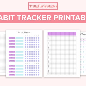 Habit Tracker Printable PDF Download