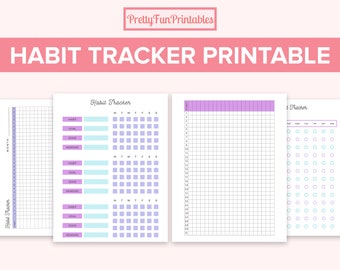 Habit Tracker Printable PDF Download