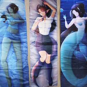 Anime Girl Body pillowcase [Double sided] [Orc & Dragon Girl]