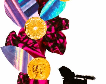 Collage art print: The Director's Cut