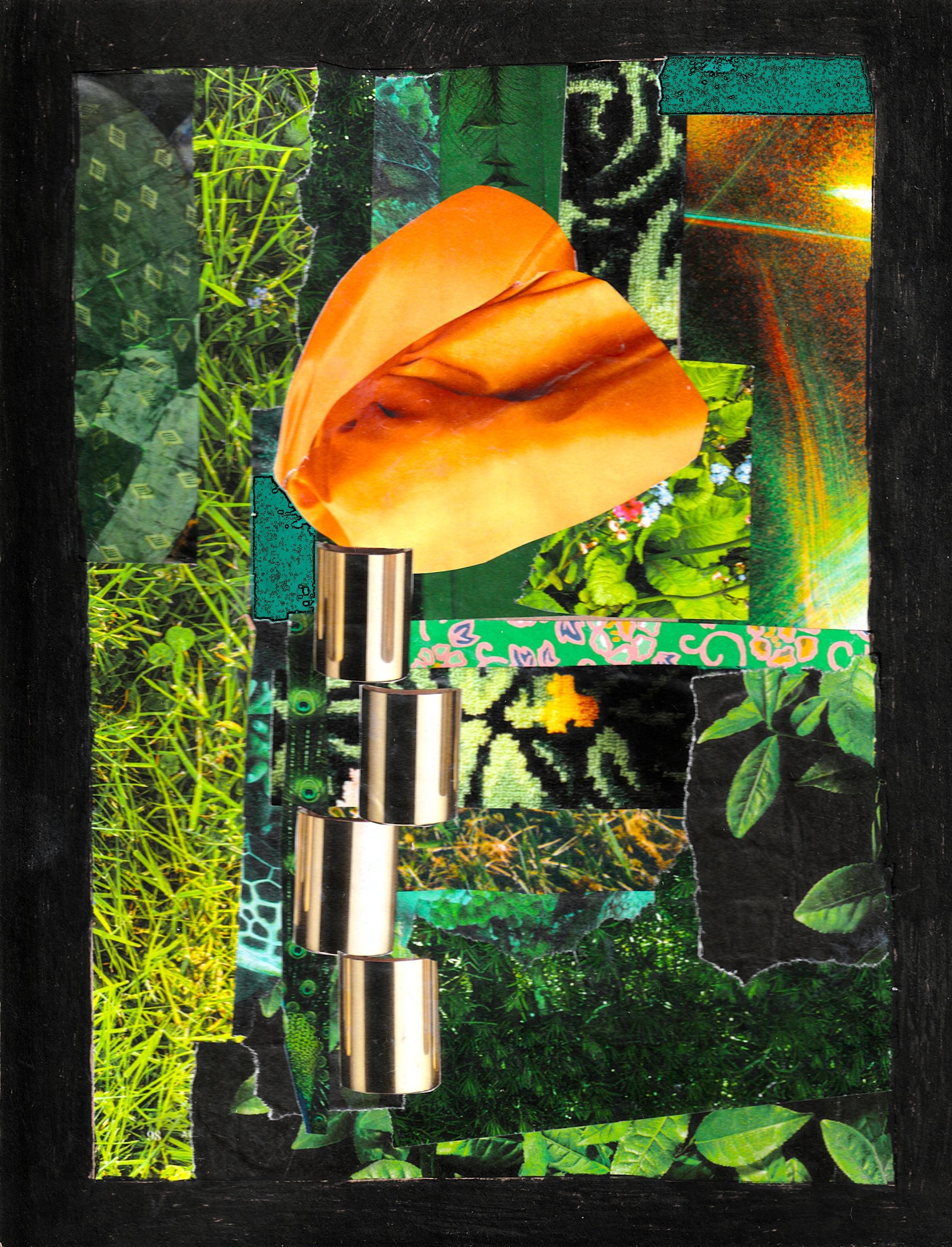 Collage Art Print: Ruler of the Jungle - Etsy