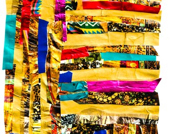 Collage art print: Quilt of a different kind